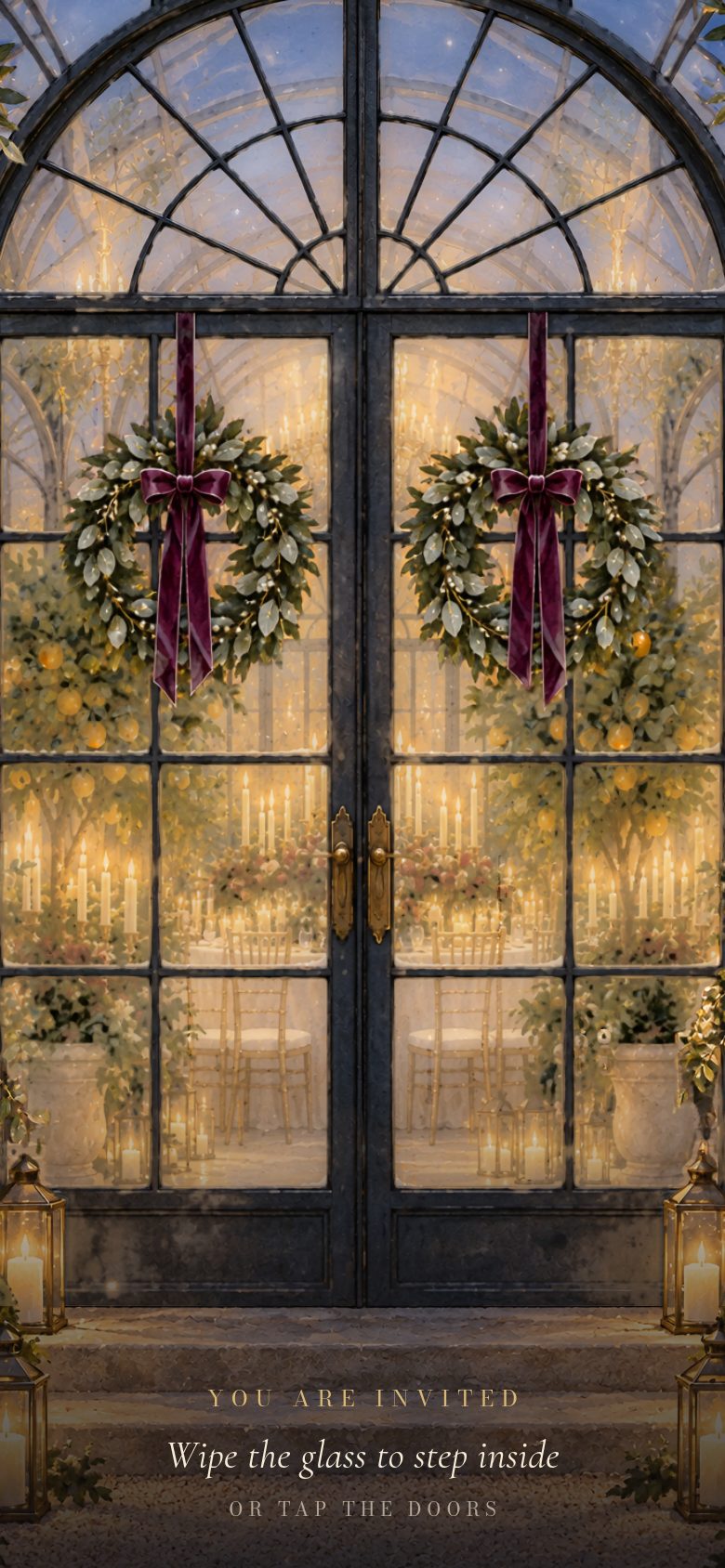 The Glasshouse invitation, closed