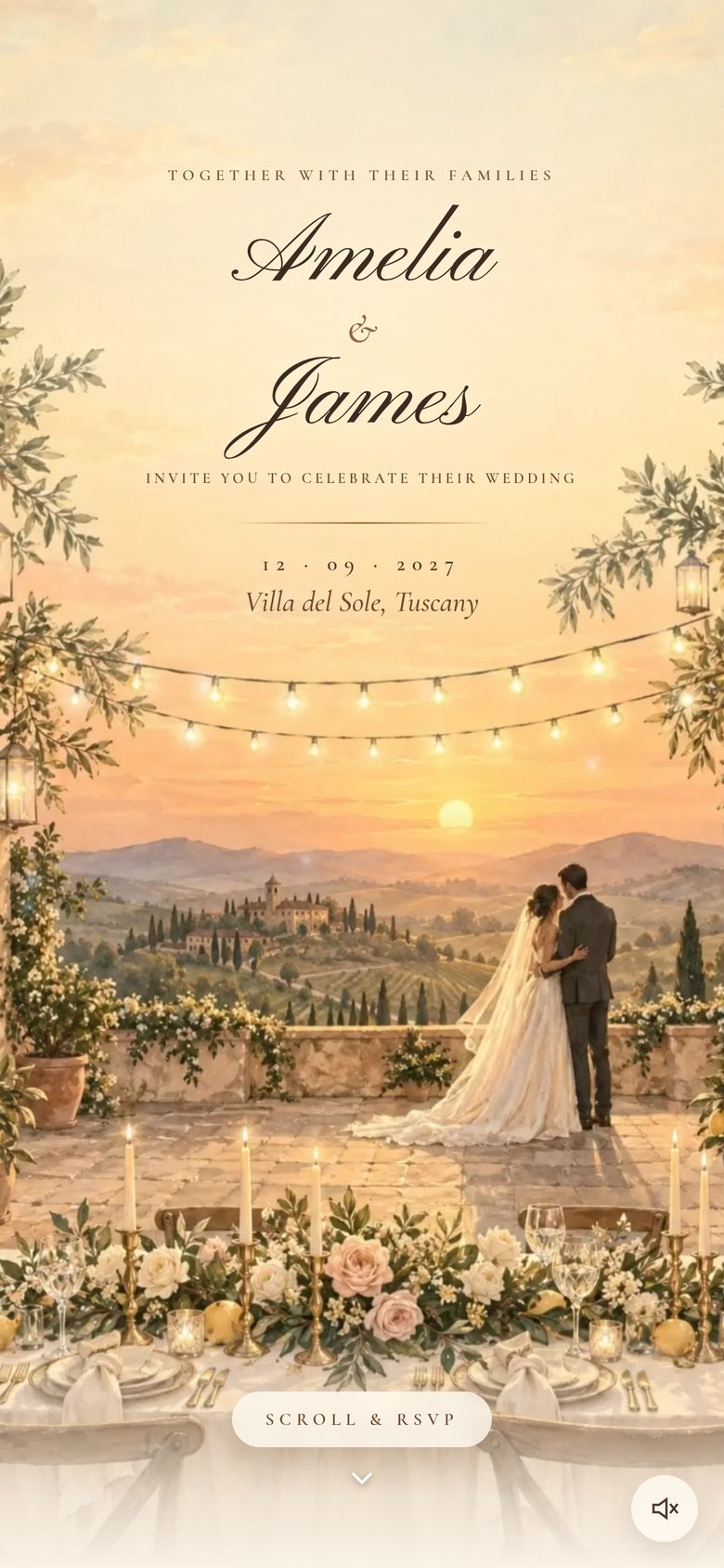 Animated wedding invitations
