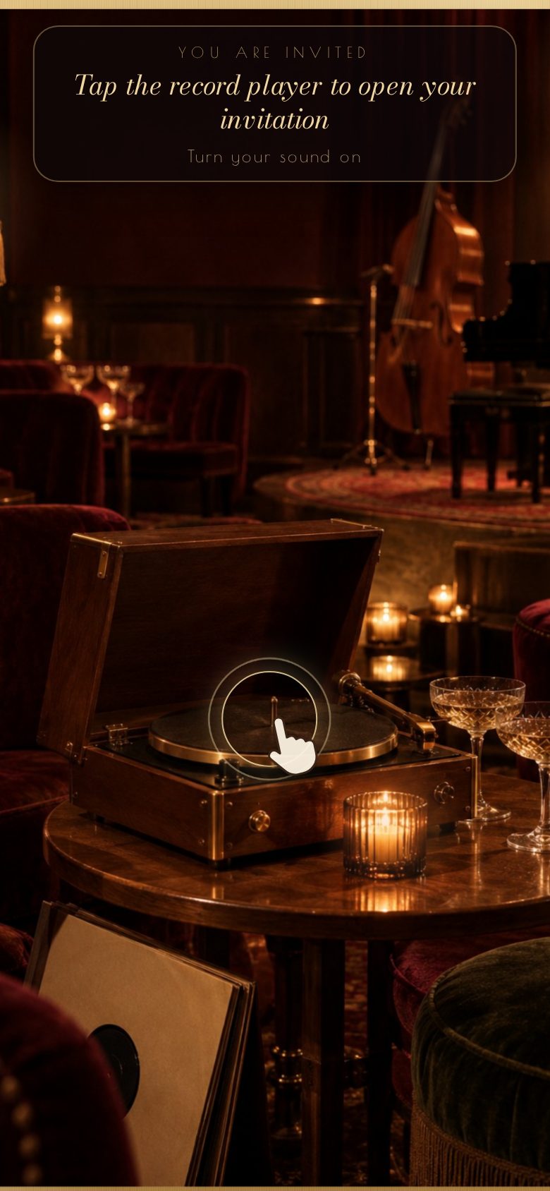 The Velvet Room invitation, closed