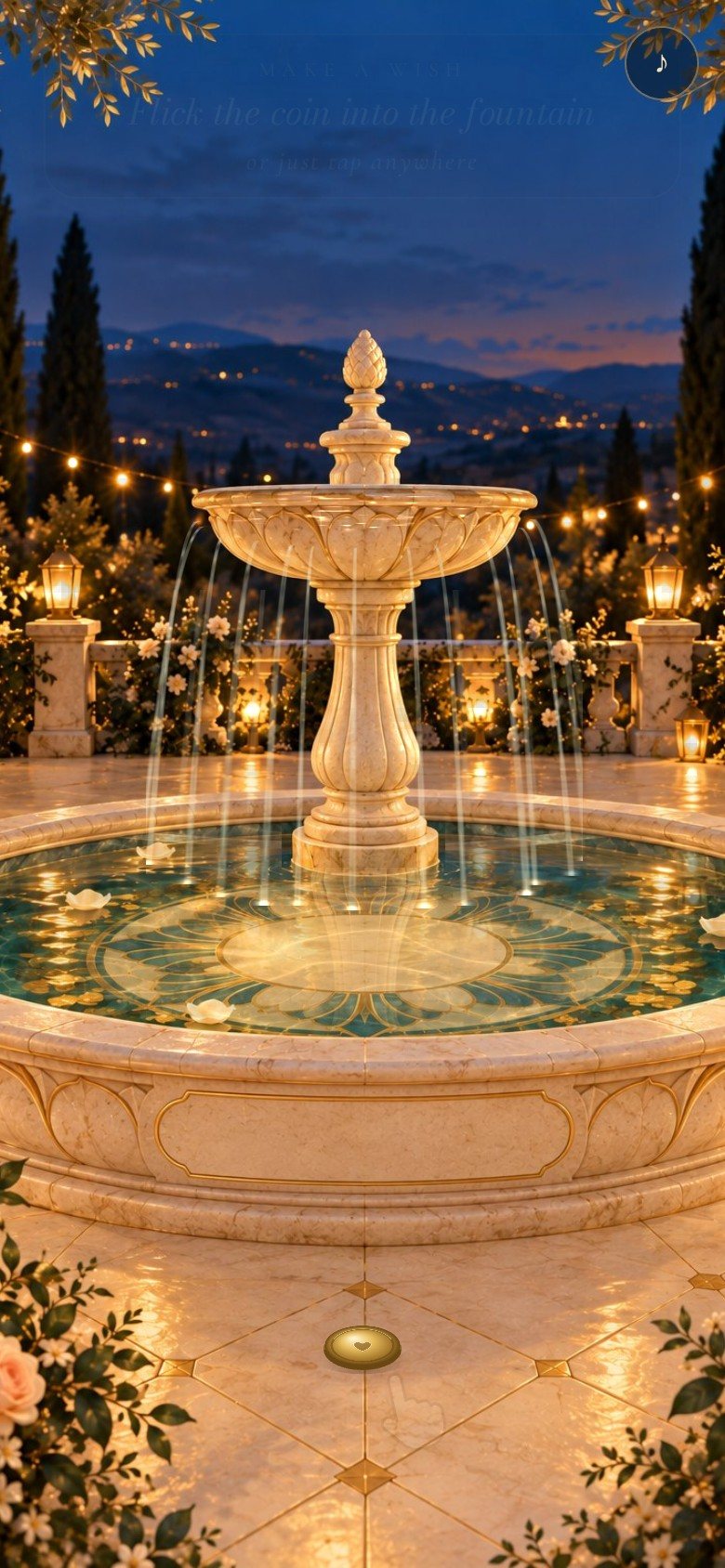 The Wishing Fountain — Toss a coin